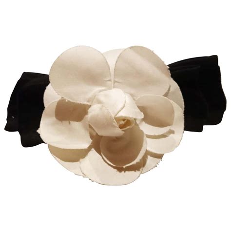 chanel camellia hair clip|chanel hair clips.